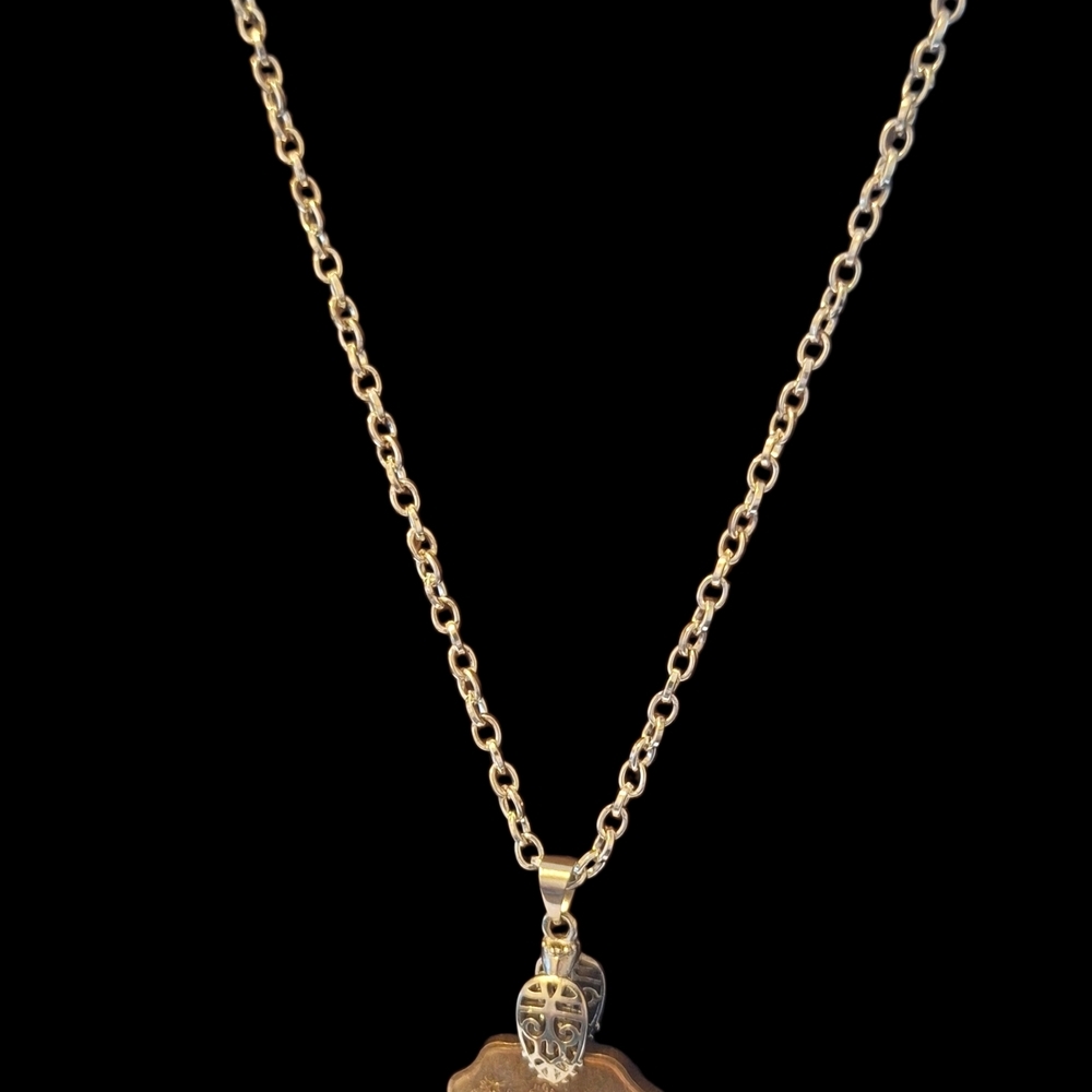Gold Coin Pendant Necklace - Commonwealth Of The Bahamas 1980 - Picture 7 of 8